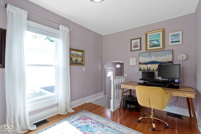 4813 E 11th St, Indianapolis, IN 46201 - office space featuring wood finished floors and baseboards