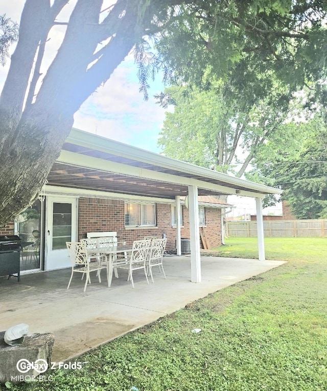 731 Sunset Blvd, Greenwood, IN 46142 - view of patio / terrace with area for grilling