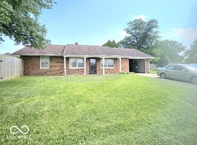 731 Sunset Blvd, Greenwood, IN 46142 - ranch-style house with brick siding