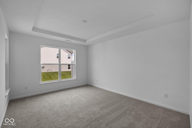 12490 Morning Ridge Way, Noblesville, IN 46060 - carpeted empty room with a tray ceiling and baseboards