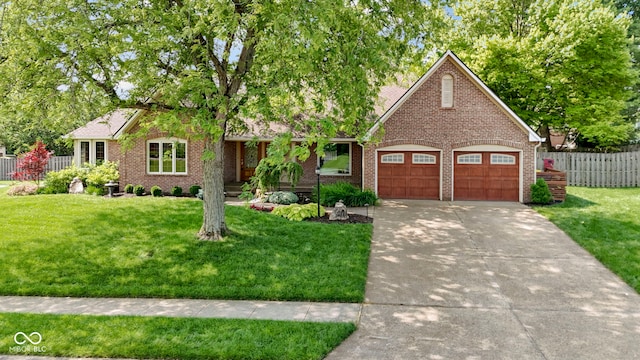 5037 Surrey Ln, Carmel, IN 46033 - view of front facade featuring concrete driveway, brick siding, and an attached garage