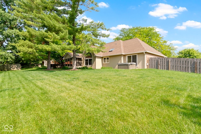 5037 Surrey Ln, Carmel, IN 46033 - view of yard featuring a hot tub