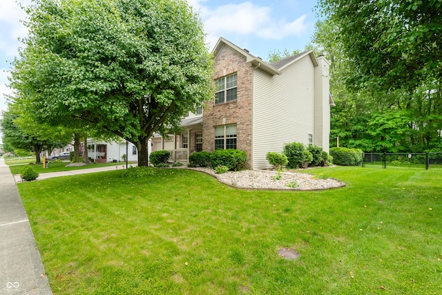 7833 Meadow Bend Dr, Indianapolis, IN 46259 - view of front of property featuring brick siding
