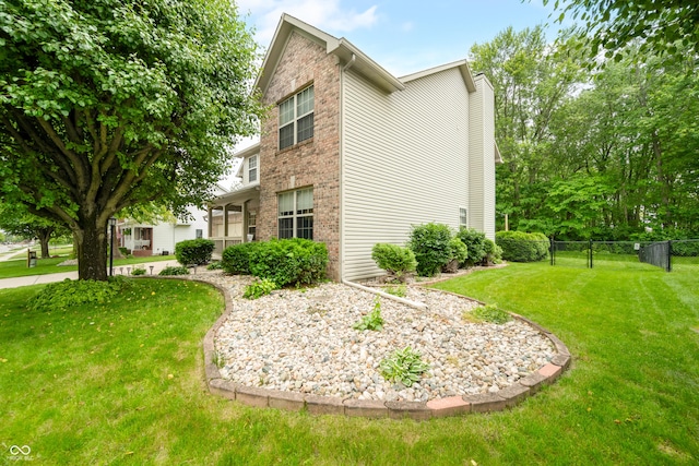 7833 Meadow Bend Dr, Indianapolis, IN 46259 - view of property exterior with brick siding