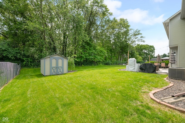 7833 Meadow Bend Dr, Indianapolis, IN 46259 - view of yard with central air condition unit