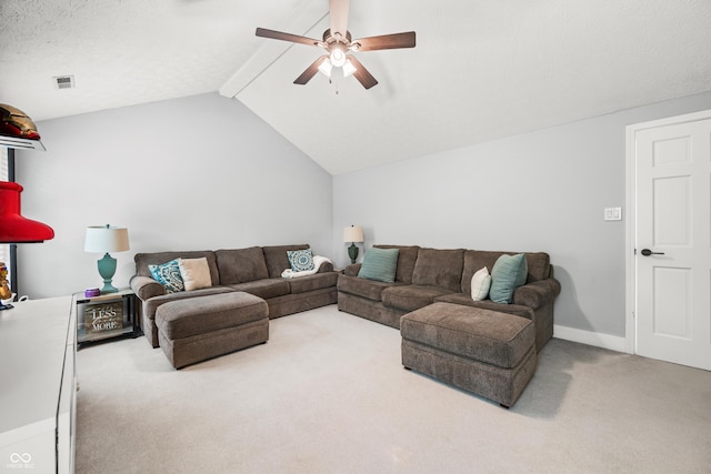 7833 Meadow Bend Dr, Indianapolis, IN 46259 - living room with carpet floors and a ceiling fan