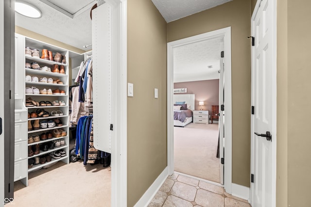 7833 Meadow Bend Dr, Indianapolis, IN 46259 - spacious closet with light colored carpet