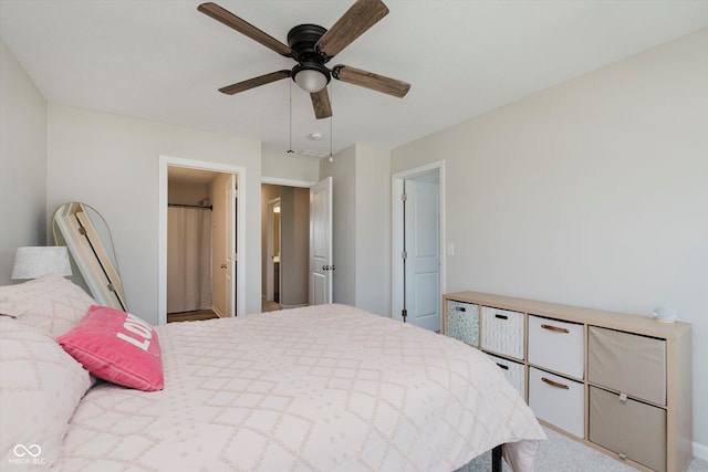 3643 Thomas Jefferson St, Westfield, IN 46074 - bedroom with a ceiling fan