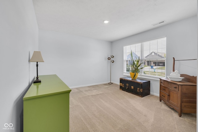 12105 Fall Ct, Indianapolis, IN 46229 - office area featuring light colored carpet and baseboards