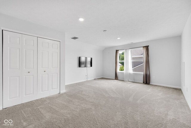 12105 Fall Ct, Indianapolis, IN 46229 - unfurnished bedroom with carpet, recessed lighting, and a closet