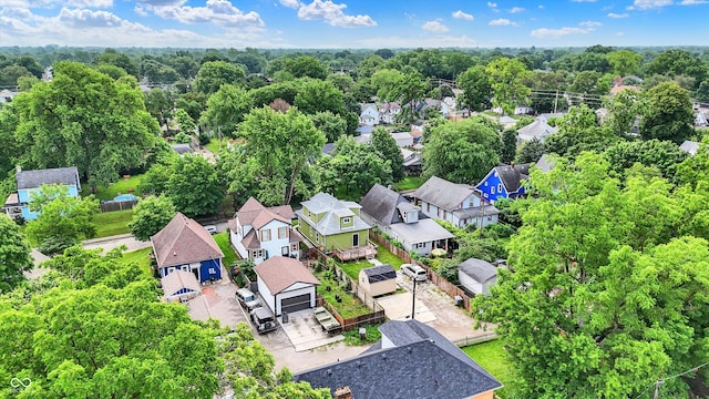 1338 N Parker Ave, Indianapolis, IN 46201 - aerial perspective of suburban area