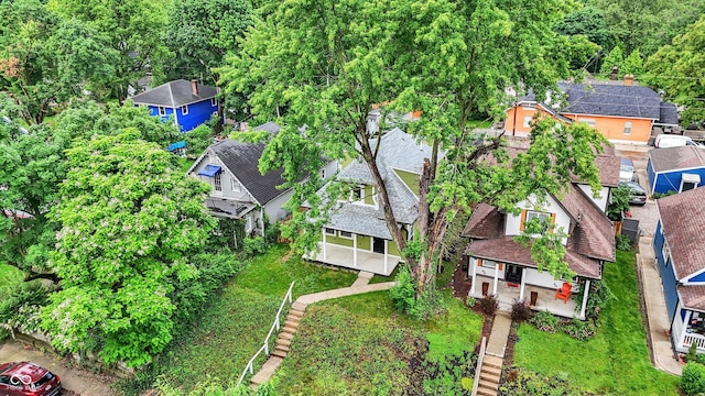 1338 N Parker Ave, Indianapolis, IN 46201 - aerial view of residential area