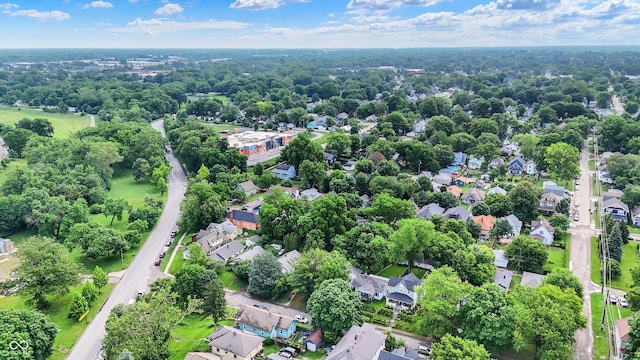1338 N Parker Ave, Indianapolis, IN 46201 - aerial overview of property's location featuring nearby suburban area