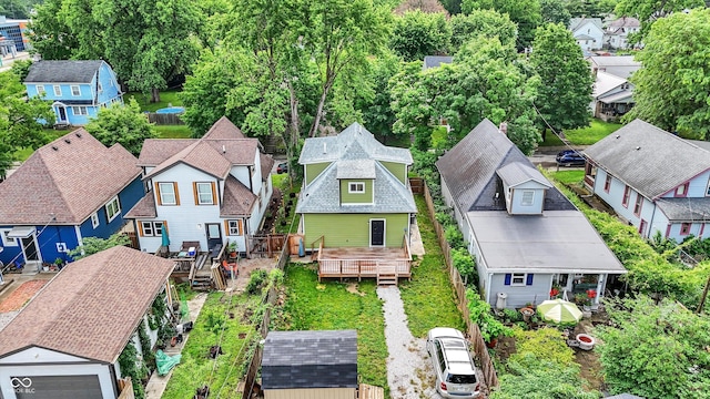 1338 N Parker Ave, Indianapolis, IN 46201 - aerial view of residential area