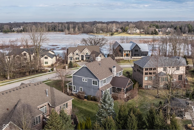 10974 Harbor Bay Dr, Fishers, IN 46040 - aerial perspective of suburban area