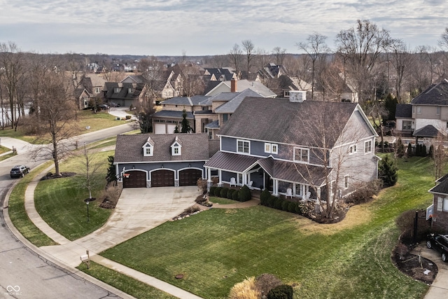 10974 Harbor Bay Dr, Fishers, IN 46040 - aerial perspective of suburban area