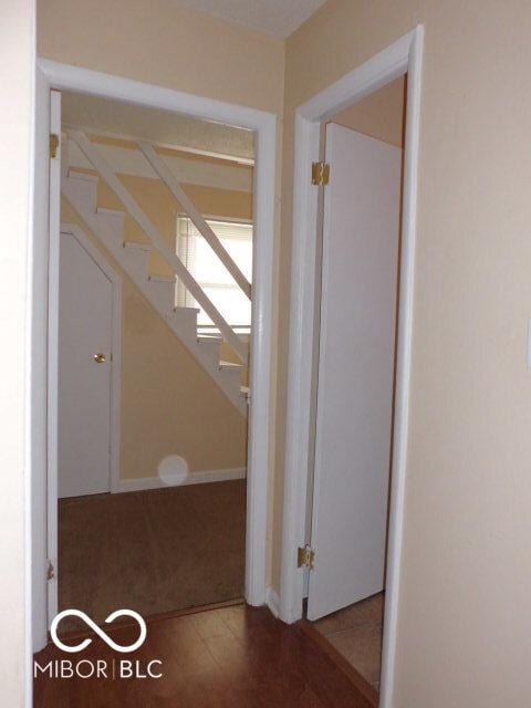 2250 N Goodlet Ave, Indianapolis, IN 46222 - hall with stairway