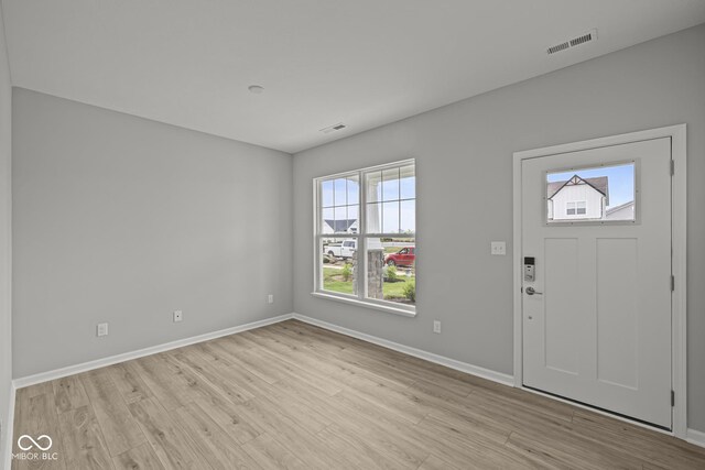 12500 Morning Ridge Way, Noblesville, IN 46060 - entrance foyer featuring light wood finished floors and baseboards