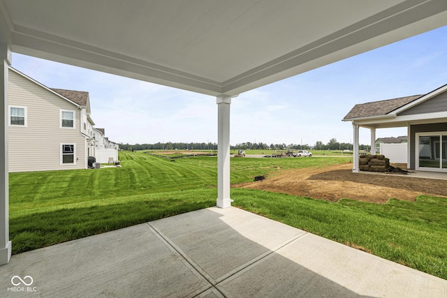 12500 Morning Ridge Way, Noblesville, IN 46060 - view of patio with a rural view