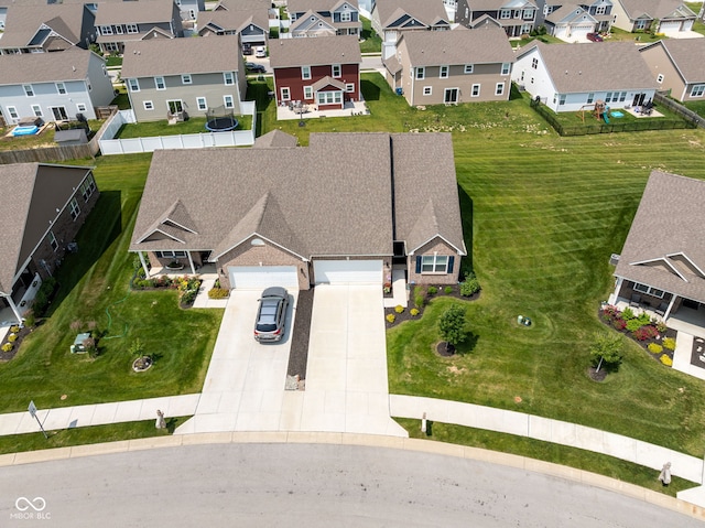8842 Twain Ln, Indianapolis, IN 46239 - aerial view of residential area