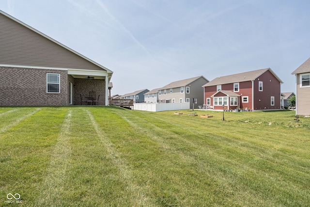 8842 Twain Ln, Indianapolis, IN 46239 - view of grassy yard with a residential view