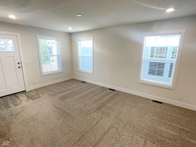 1628 Spann Ave, Indianapolis, IN 46203 - entrance foyer featuring recessed lighting and carpet