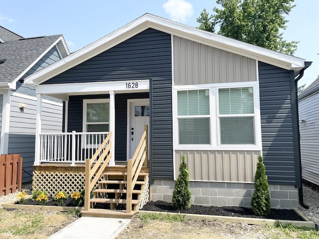 1628 Spann Ave, Indianapolis, IN 46203 - view of front of home featuring covered porch