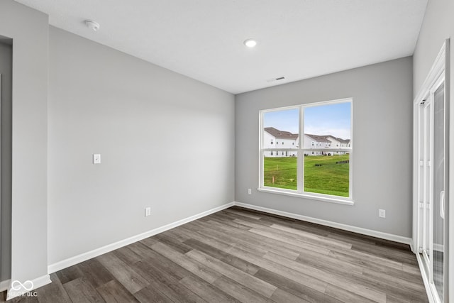 12516 Morning Ridge Way, Noblesville, IN 46060 - unfurnished bedroom featuring wood finished floors and recessed lighting
