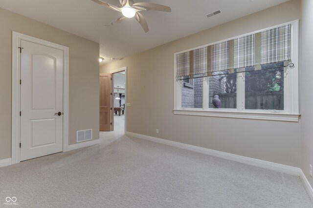 3795 Claybrook Ct, Bargersville, IN 46106 - spare room with carpet flooring and ceiling fan