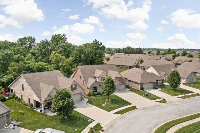 5194 Orahood Ct, Plainfield, IN 46168 - aerial view of residential area