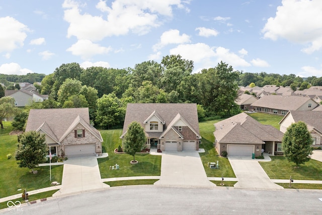 5194 Orahood Ct, Plainfield, IN 46168 - aerial view of residential area