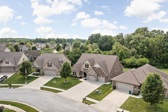 5194 Orahood Ct, Plainfield, IN 46168 - aerial perspective of suburban area