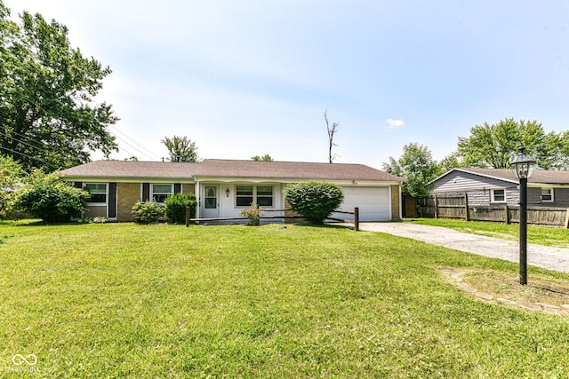 1543 W 79th St, Indianapolis, IN 46260 - ranch-style house with driveway and a garage