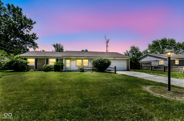 1543 W 79th St, Indianapolis, IN 46260 - ranch-style house featuring driveway and a garage