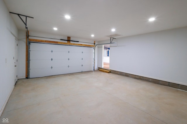5122 W Legrande Ave, Indianapolis, IN 46241 - garage with recessed lighting and baseboards