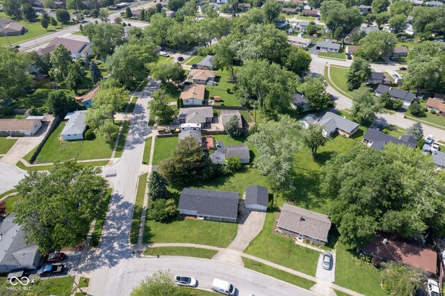 11 Sayre Dr, Greenwood, IN 46143 - aerial view of property and surrounding area with nearby suburban area
