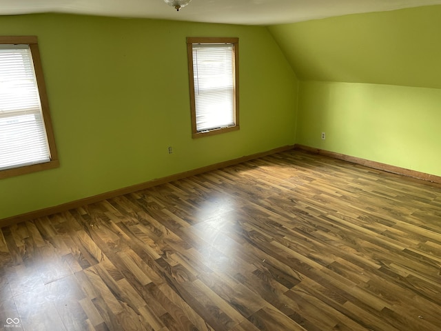 1163 Groff Ave, Indianapolis, IN 46222 - additional living space with lofted ceiling and wood finished floors