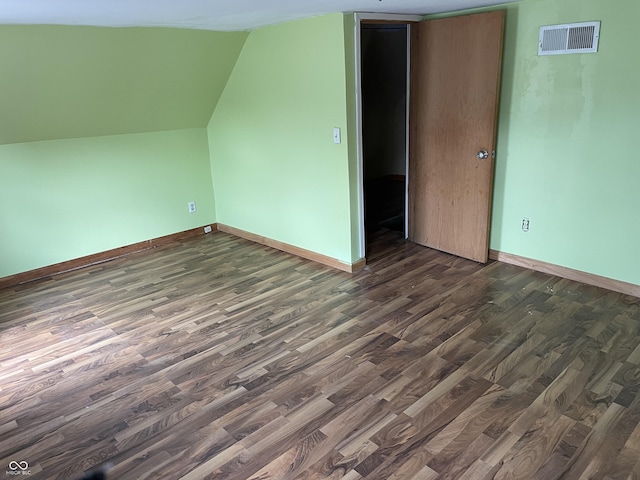 1163 Groff Ave, Indianapolis, IN 46222 - additional living space featuring lofted ceiling and dark wood finished floors