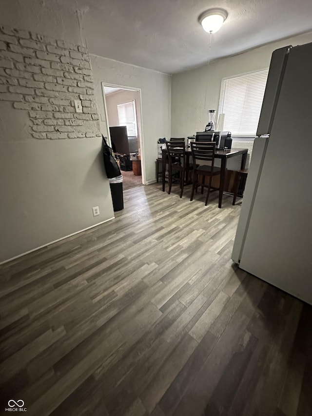 4744 E 33rd St, Indianapolis, IN 46218 - dining space with wood finished floors