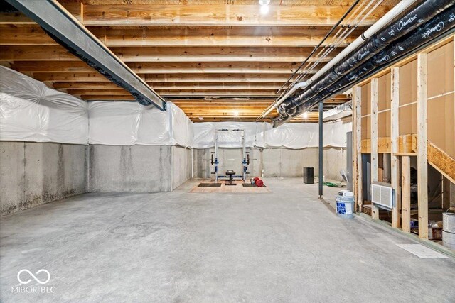 4253 Ironclad Dr, Bargersville, IN 46106 - view of unfinished basement