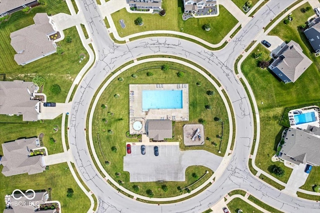 4253 Ironclad Dr, Bargersville, IN 46106 - aerial perspective of suburban area