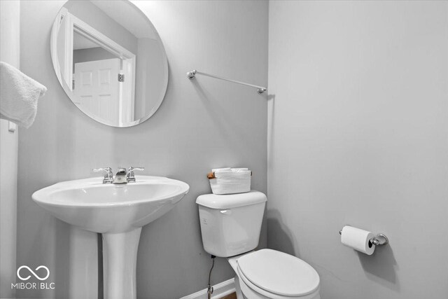 4253 Ironclad Dr, Bargersville, IN 46106 - bathroom featuring toilet and a sink
