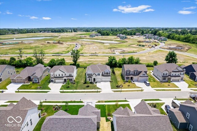 4253 Ironclad Dr, Bargersville, IN 46106 - aerial view of residential area with a nearby body of water