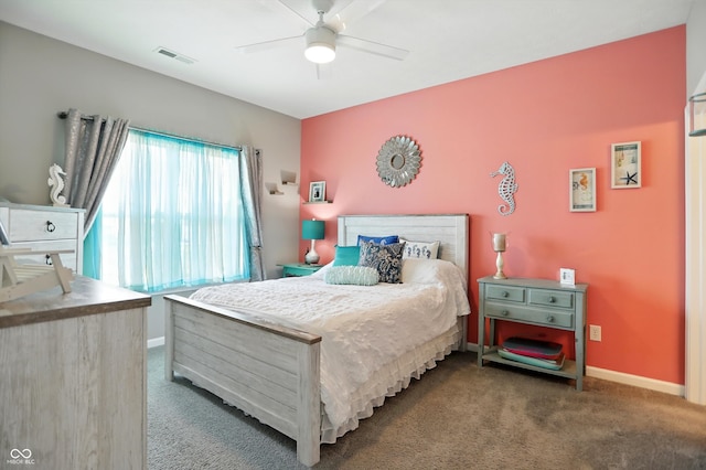 6315 Emerald Field Way, Indianapolis, IN 46221 - carpeted bedroom with baseboards and ceiling fan