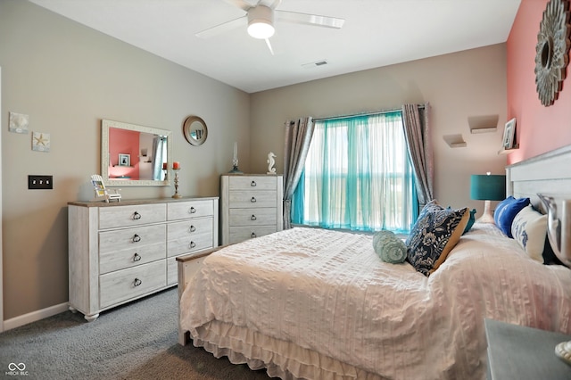 6315 Emerald Field Way, Indianapolis, IN 46221 - bedroom featuring carpet and a ceiling fan