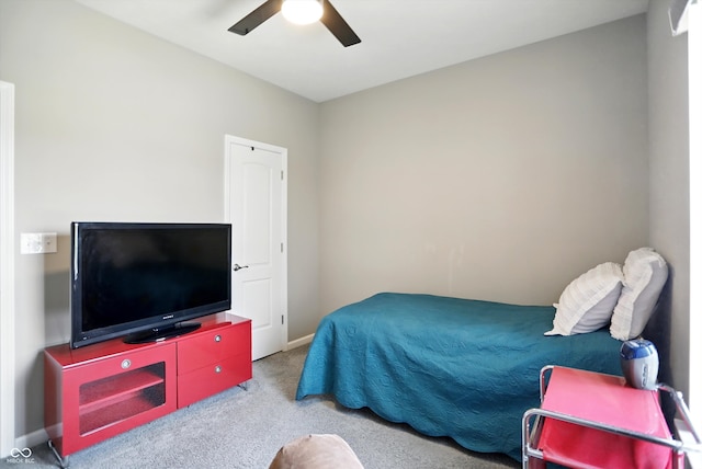 6315 Emerald Field Way, Indianapolis, IN 46221 - bedroom featuring carpet flooring and a ceiling fan