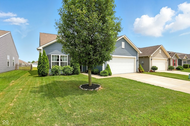 6315 Emerald Field Way, Indianapolis, IN 46221 - view of front of home with concrete driveway and a garage
