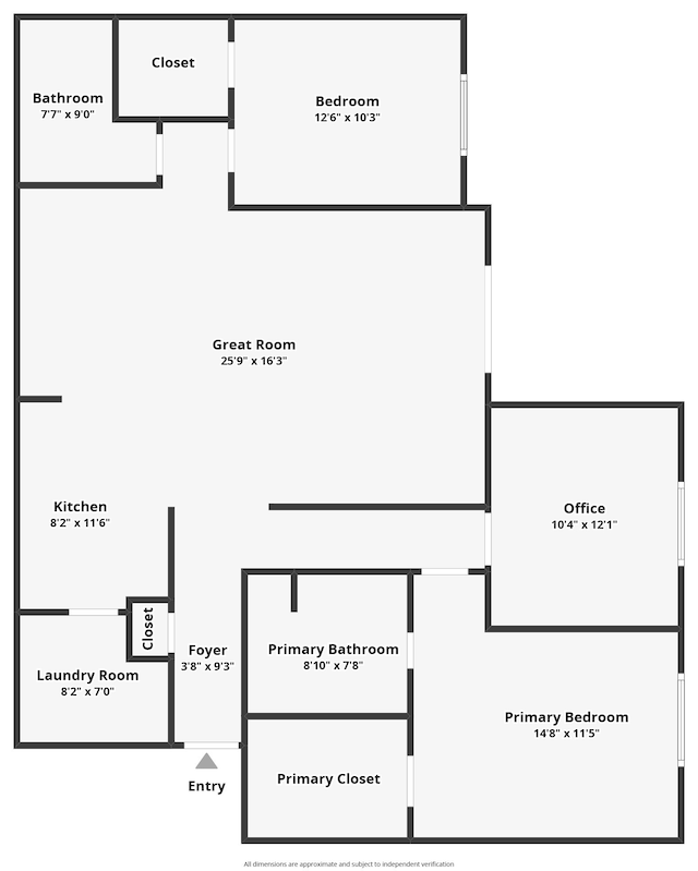 5011 Amber Creek Pl Unit 310, Indianapolis, IN 46237 - view of home floor plan