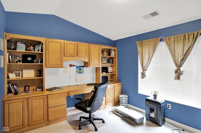 5011 Amber Creek Pl Unit 310, Indianapolis, IN 46237 - office space featuring lofted ceiling and carpet flooring