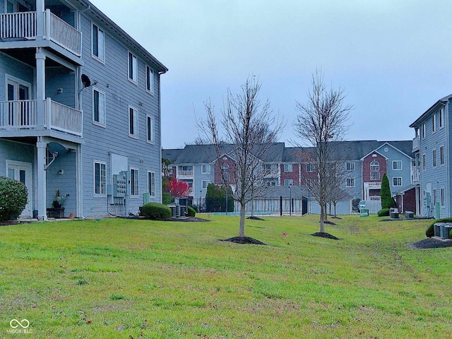 5011 Amber Creek Pl Unit 310, Indianapolis, IN 46237 - view of home's community with a residential view and a yard